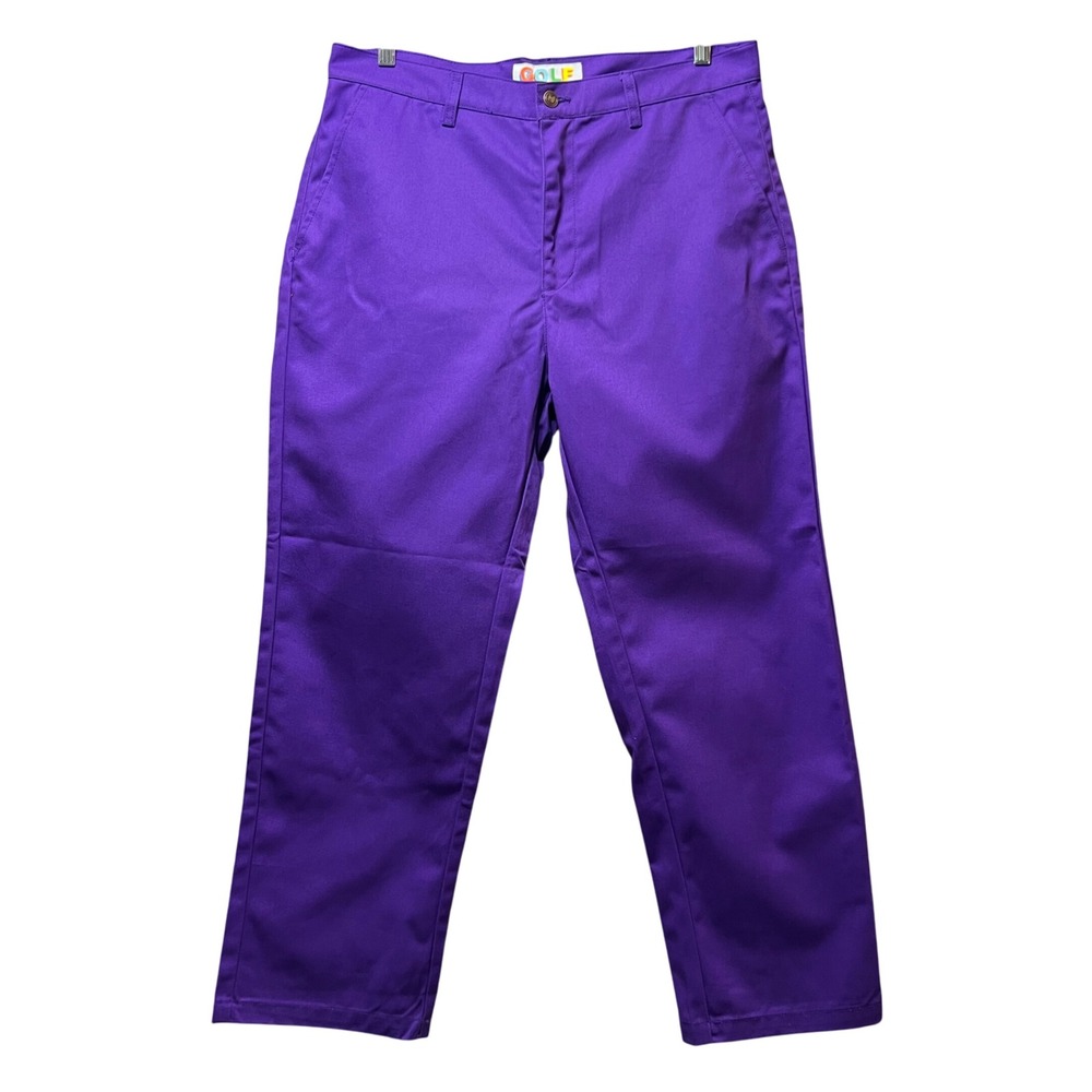 Golf Wang Purple Chino Pants Men's 34 Straight Leg Tyler The‎ Creator Streetwear